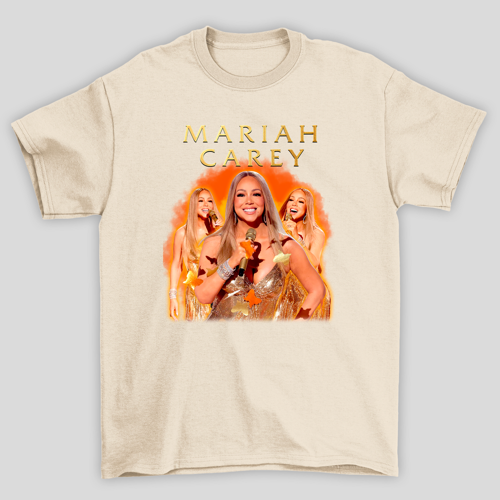 Camiseta Básica Mariah Carey Collage