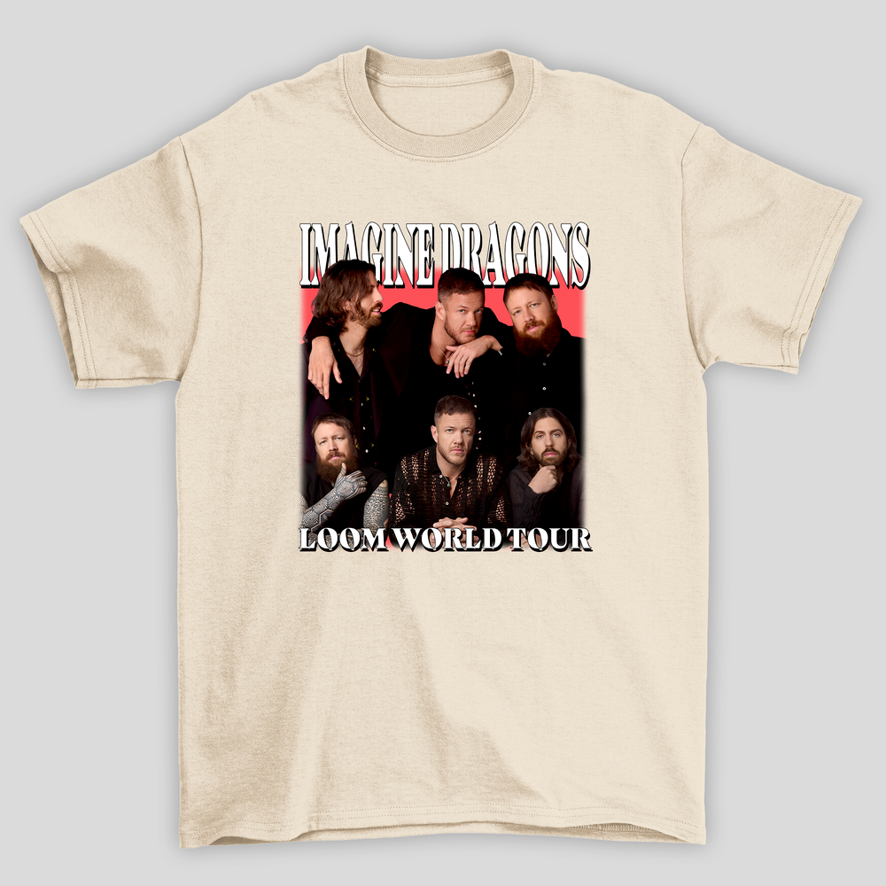 Camiseta Básica Imagine Dragons Loom World Tour