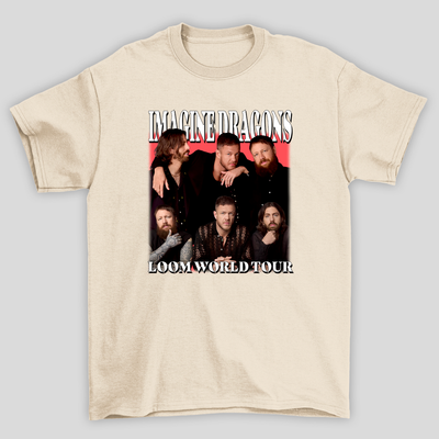 Camiseta Básica Imagine Dragons Loom World Tour