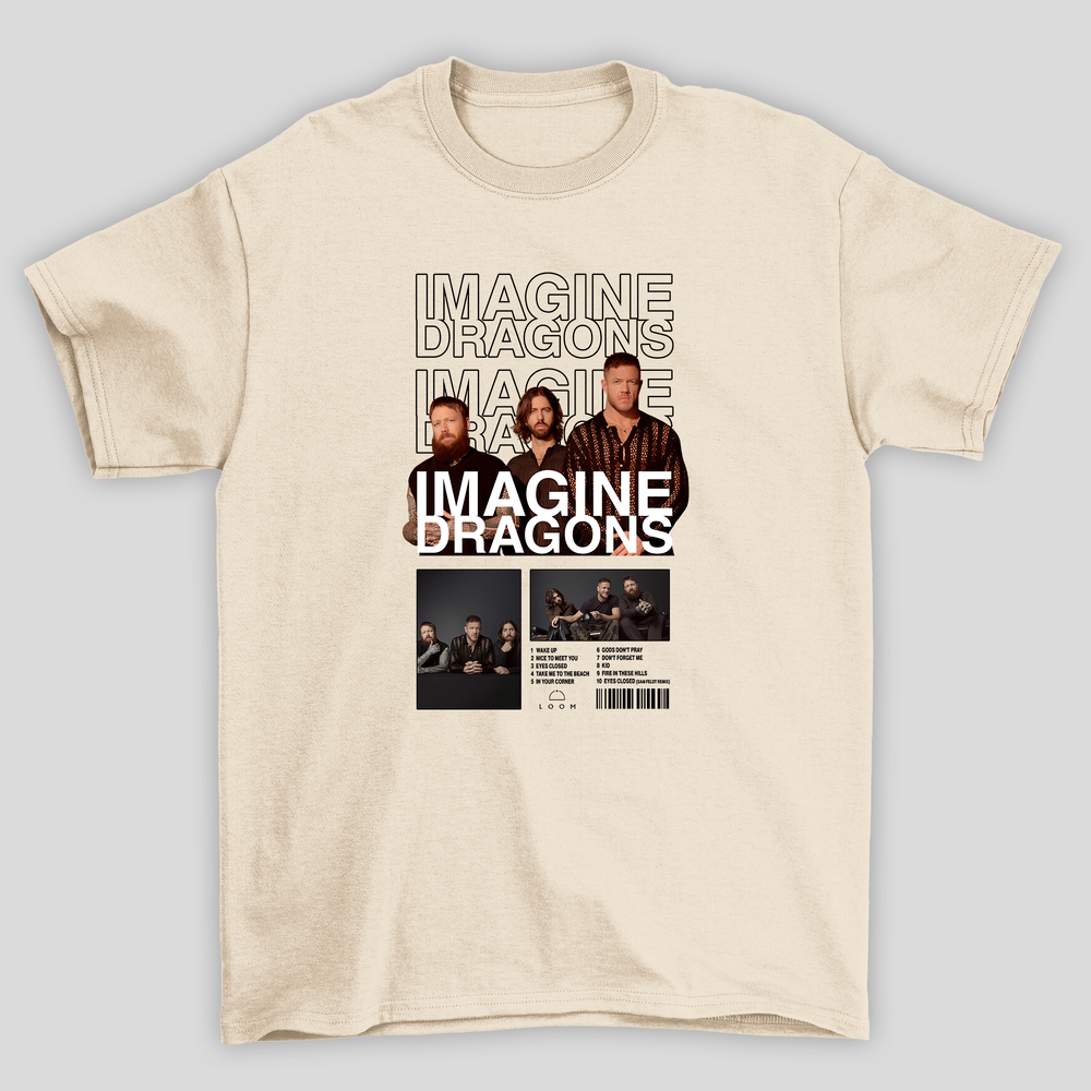 Camiseta Básica Imagine Dragons Tracklist
