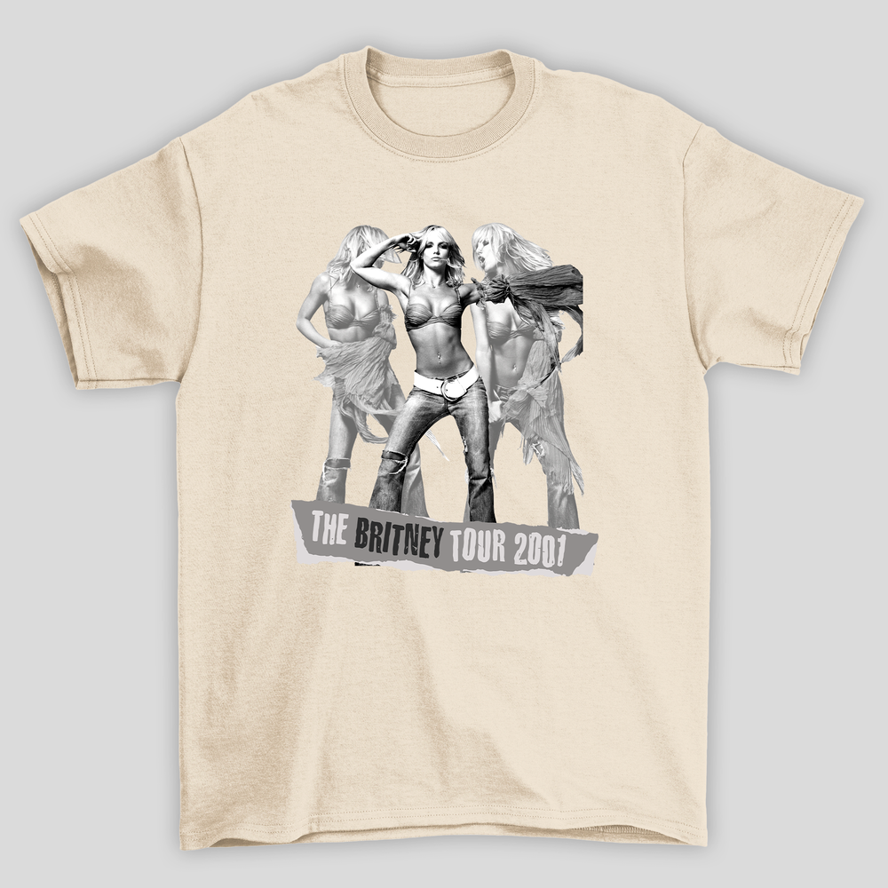 Camiseta Básica Britney Spears The Tour 2001
