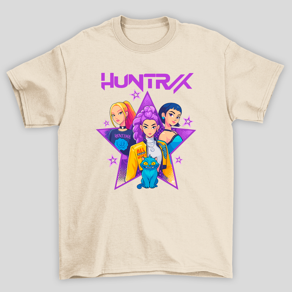 Camiseta Básica Kpop Demon Hunters Huntrix