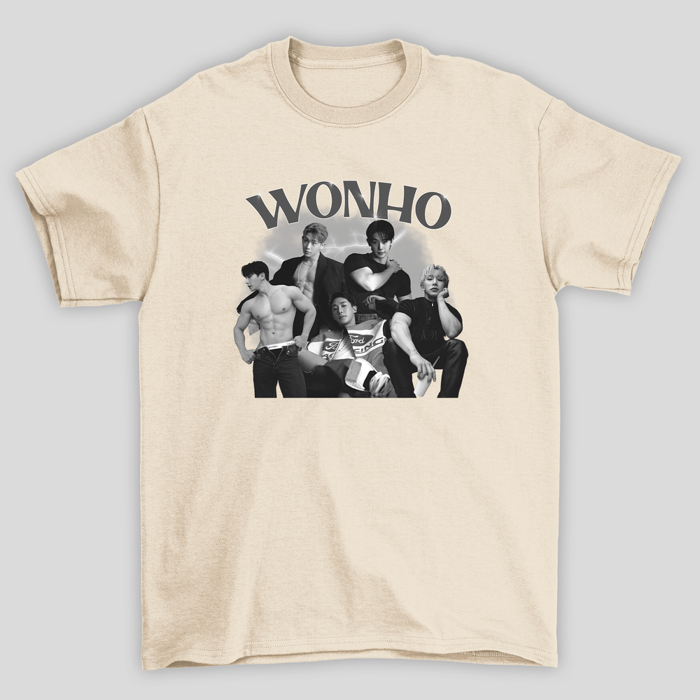 Camiseta Básica Wonho Collage