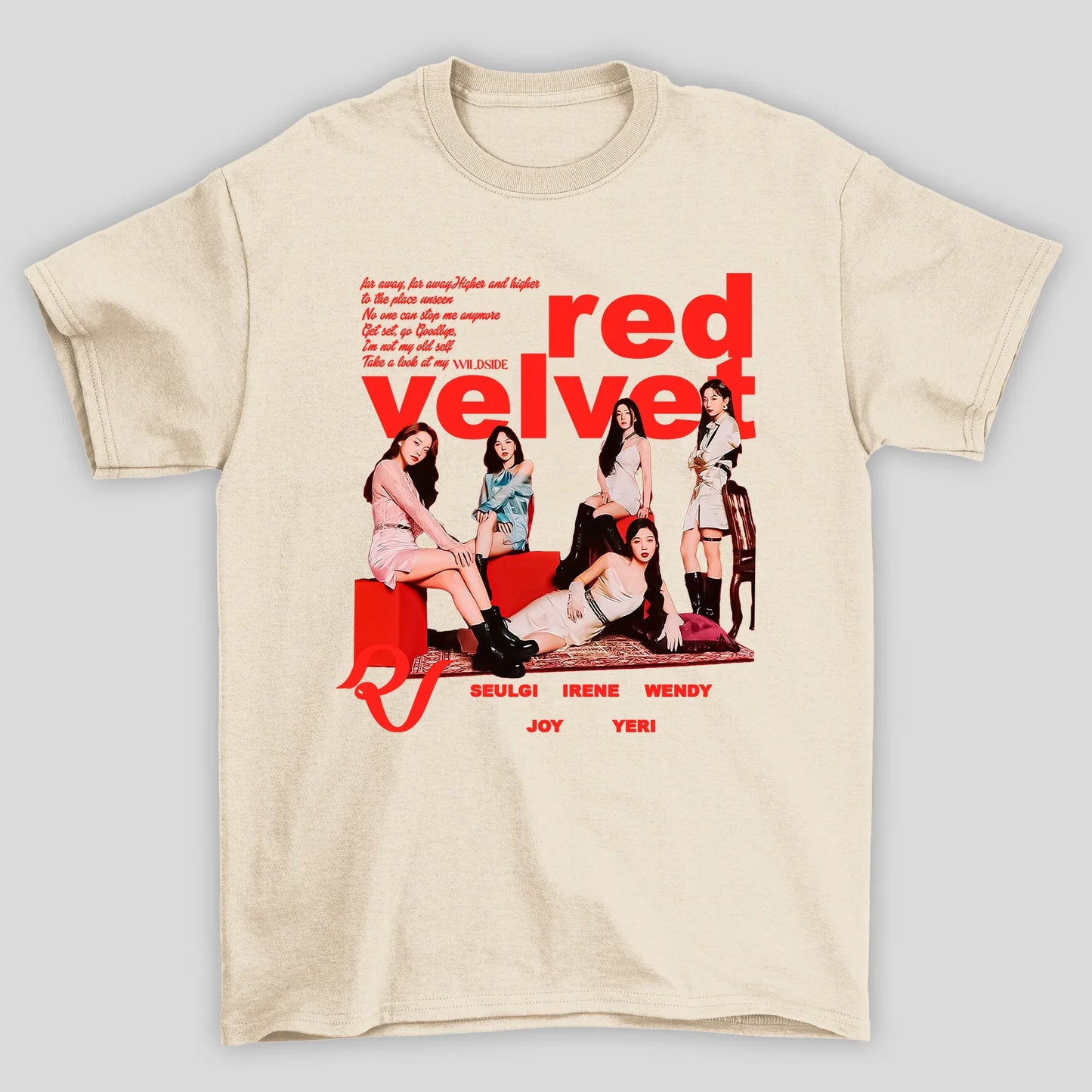 Camiseta Básica Red Velvet Graphic