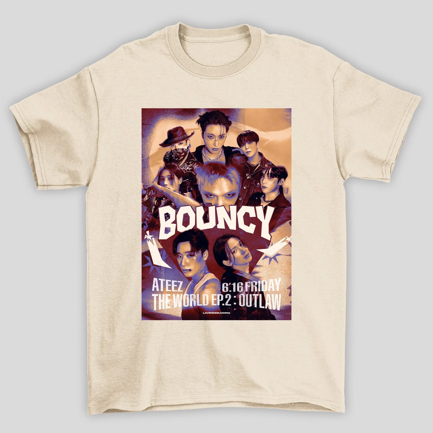 Camiseta Básica Ateez Bouncy