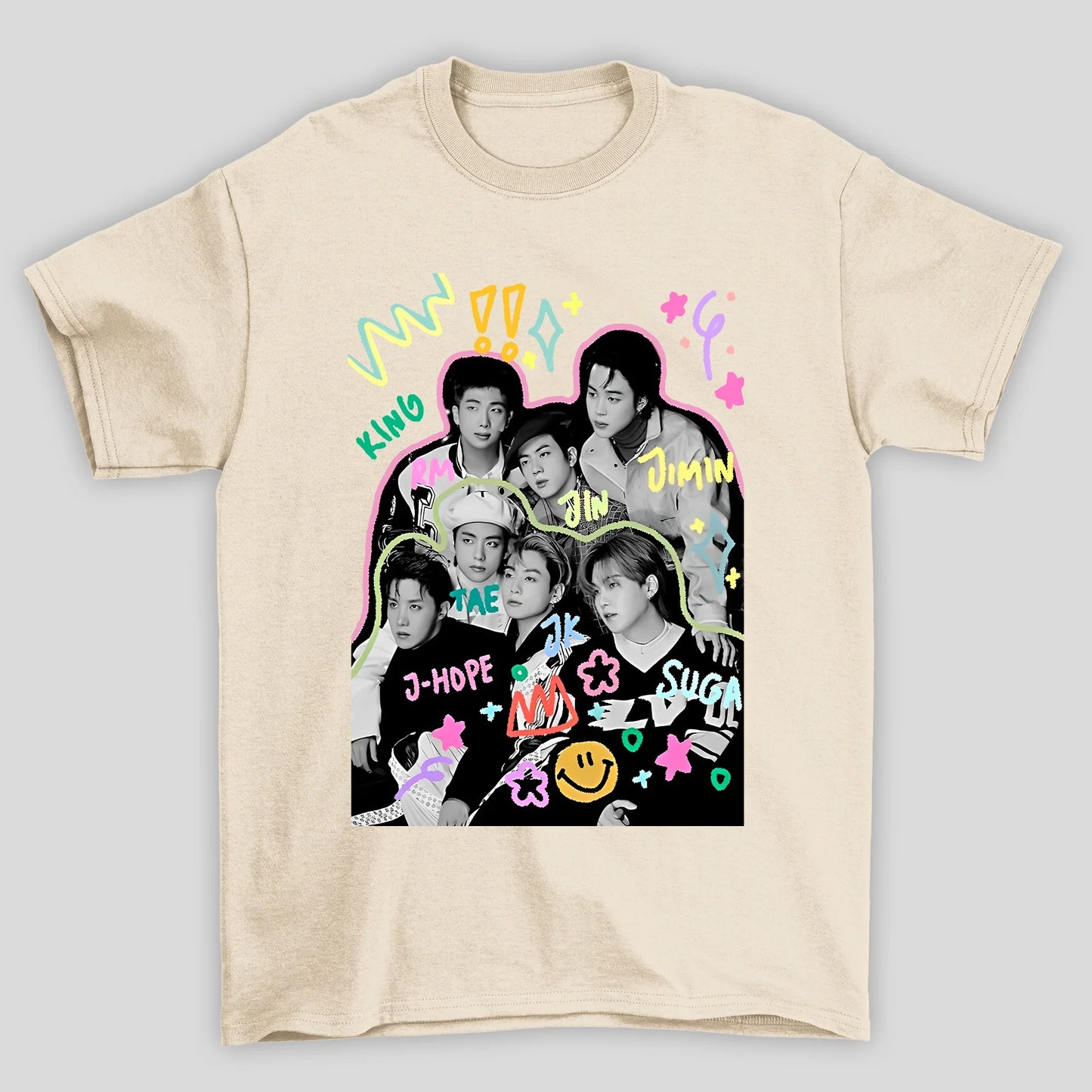 Camiseta Básica BTS Art