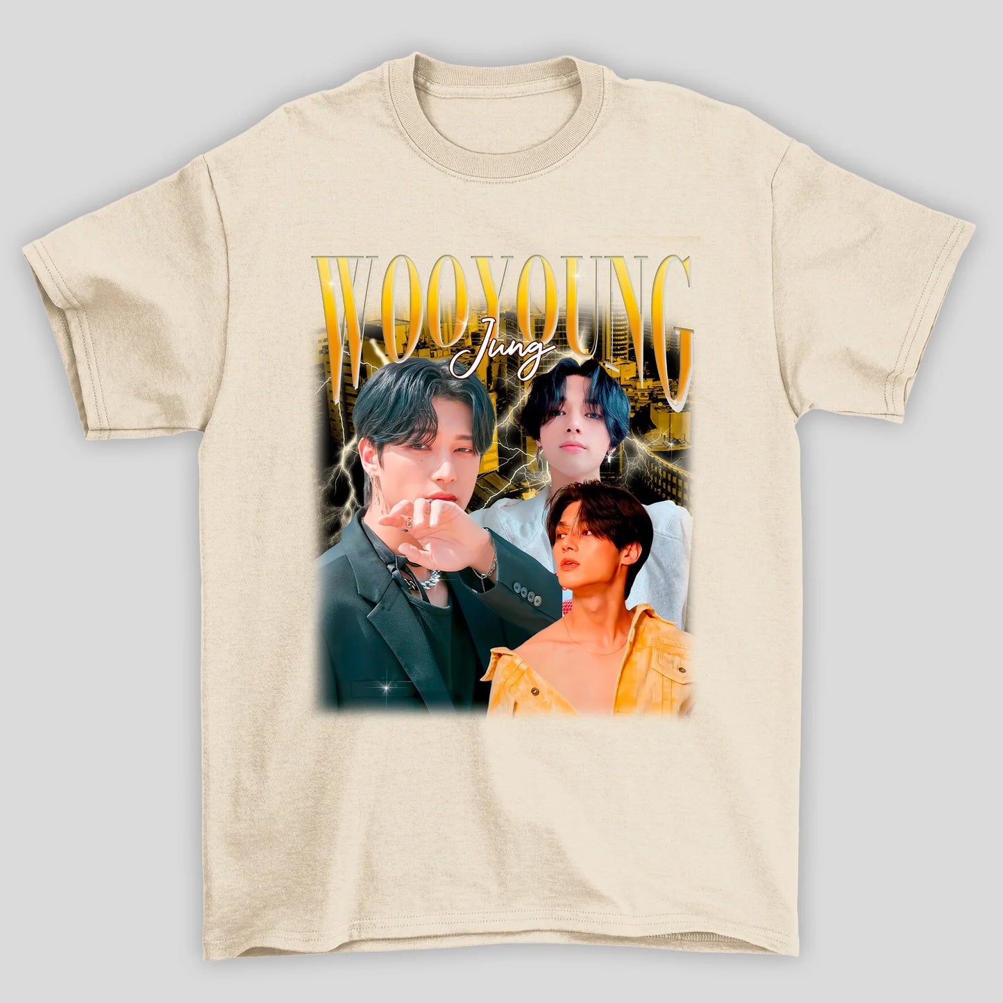 Camiseta Básica Ateez Wooyoung Graphic