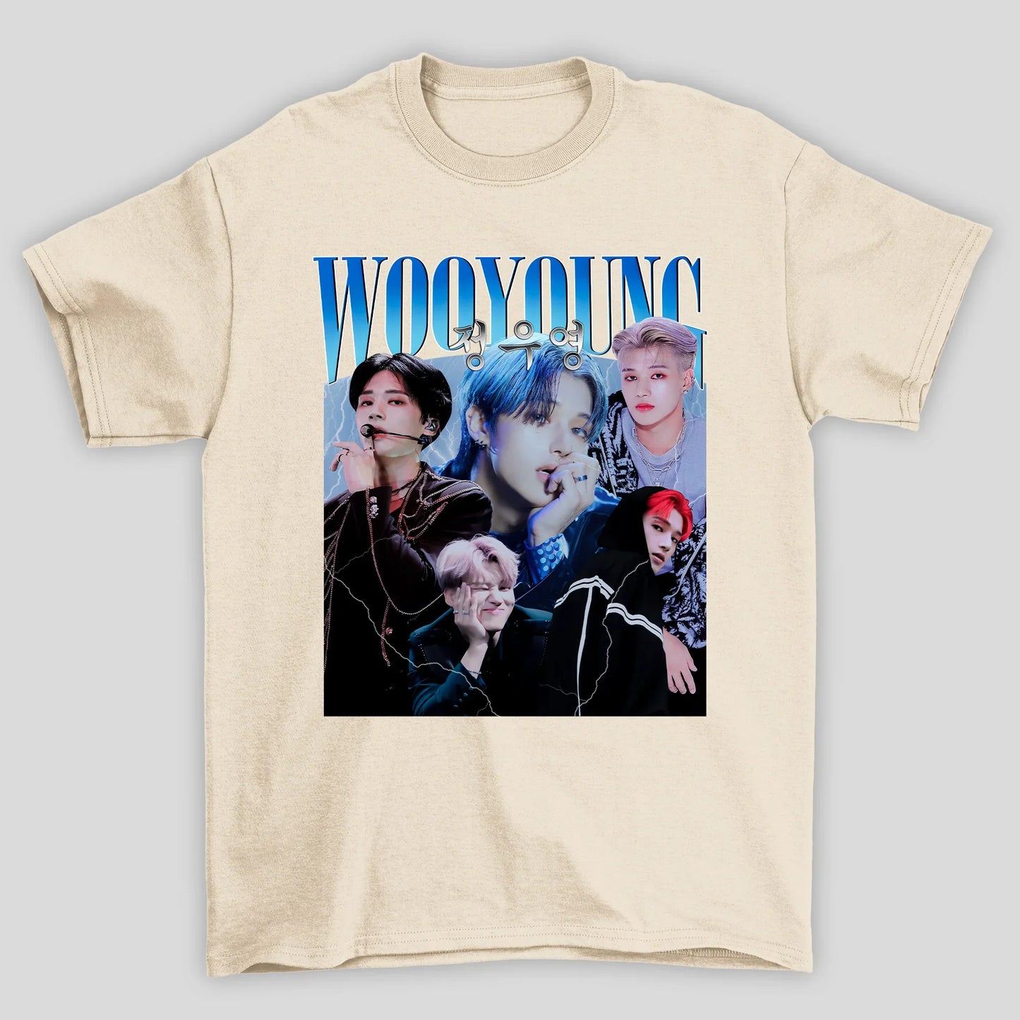 Camiseta Básica Ateez Wooyoung Aesthetic