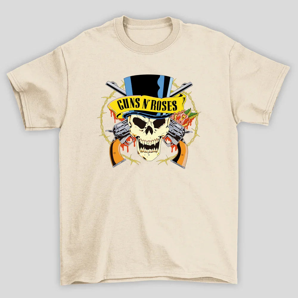 Camiseta Básica Guns N' Roses Rock Style