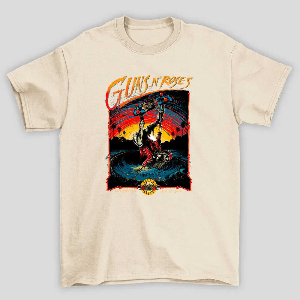 Camiseta Básica Guns N' Roses Slash  80s 90s