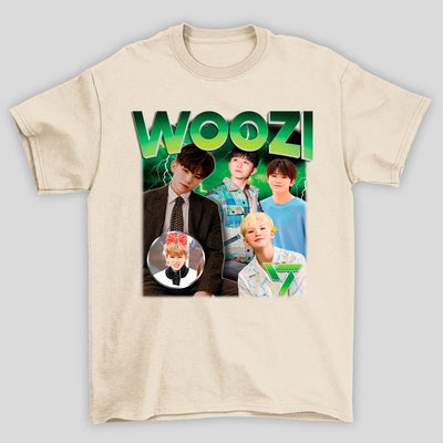 Camiseta Básica Seventeen Woozi Graphic