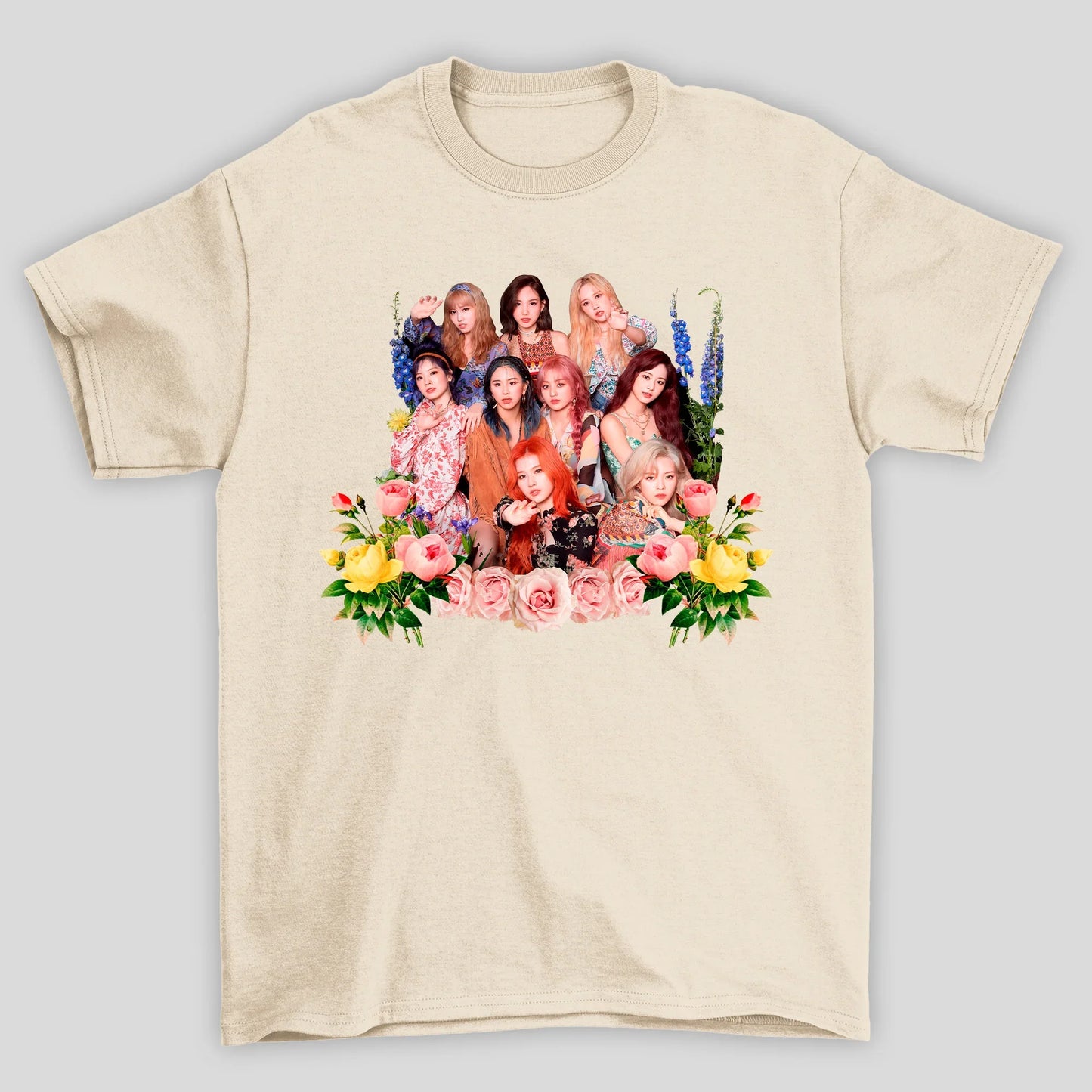 Camiseta Básica Twice Flowers