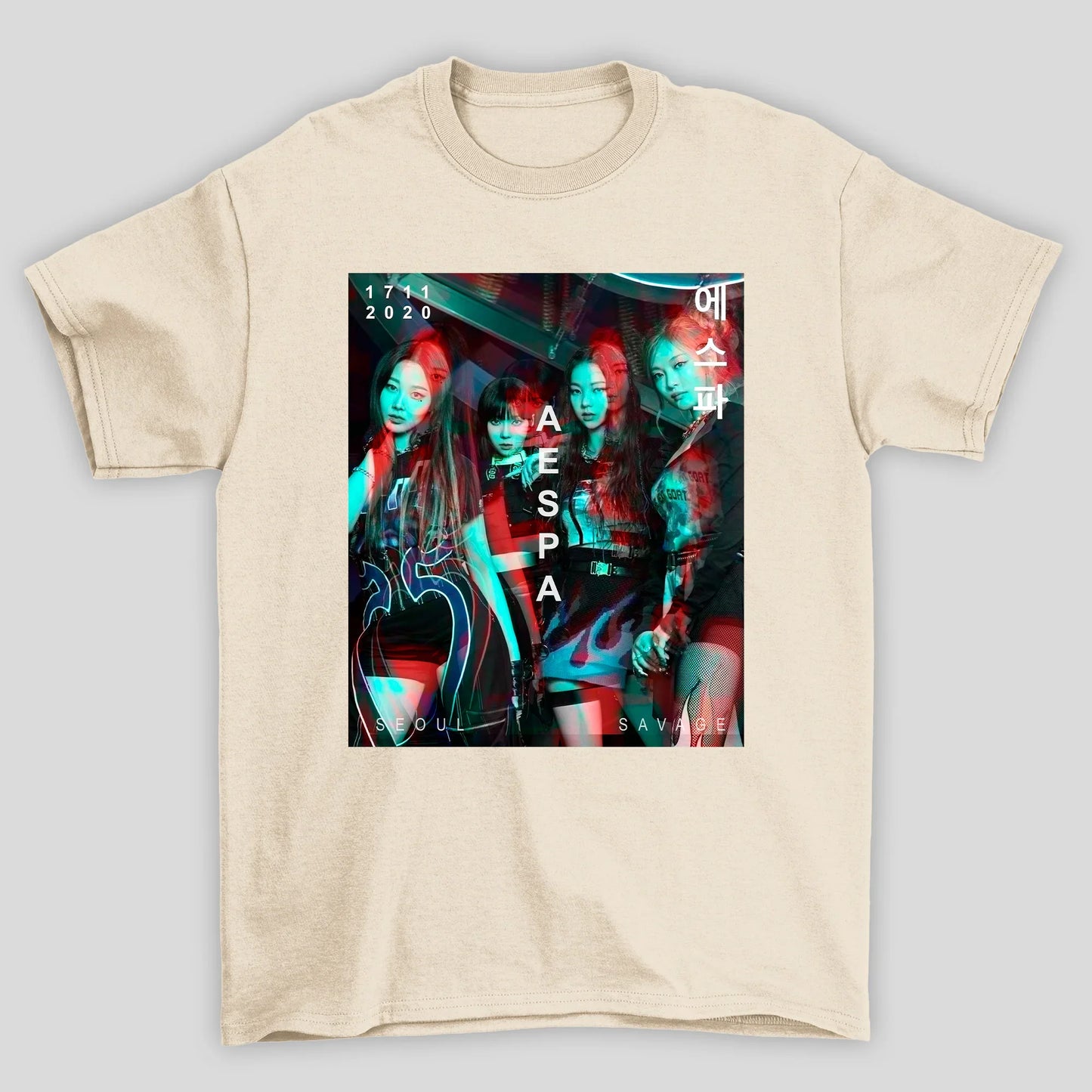 Camiseta Básica Aespa Glitch