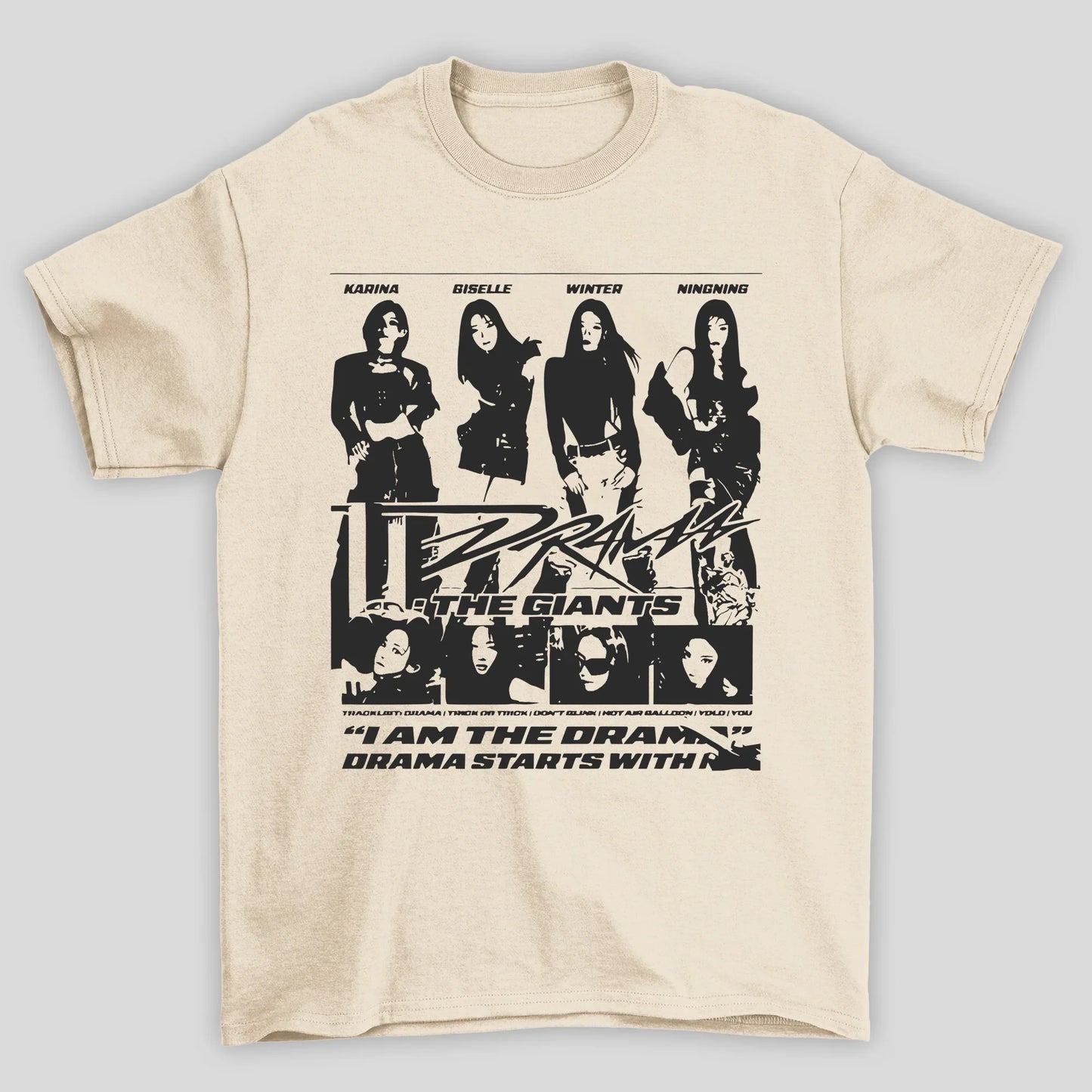 Camiseta Básica Aespa The Giants