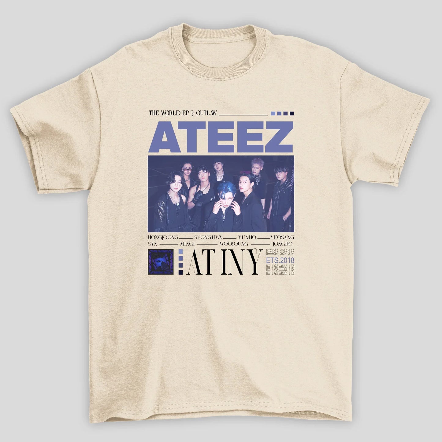 Camiseta Básica Ateez Atiny