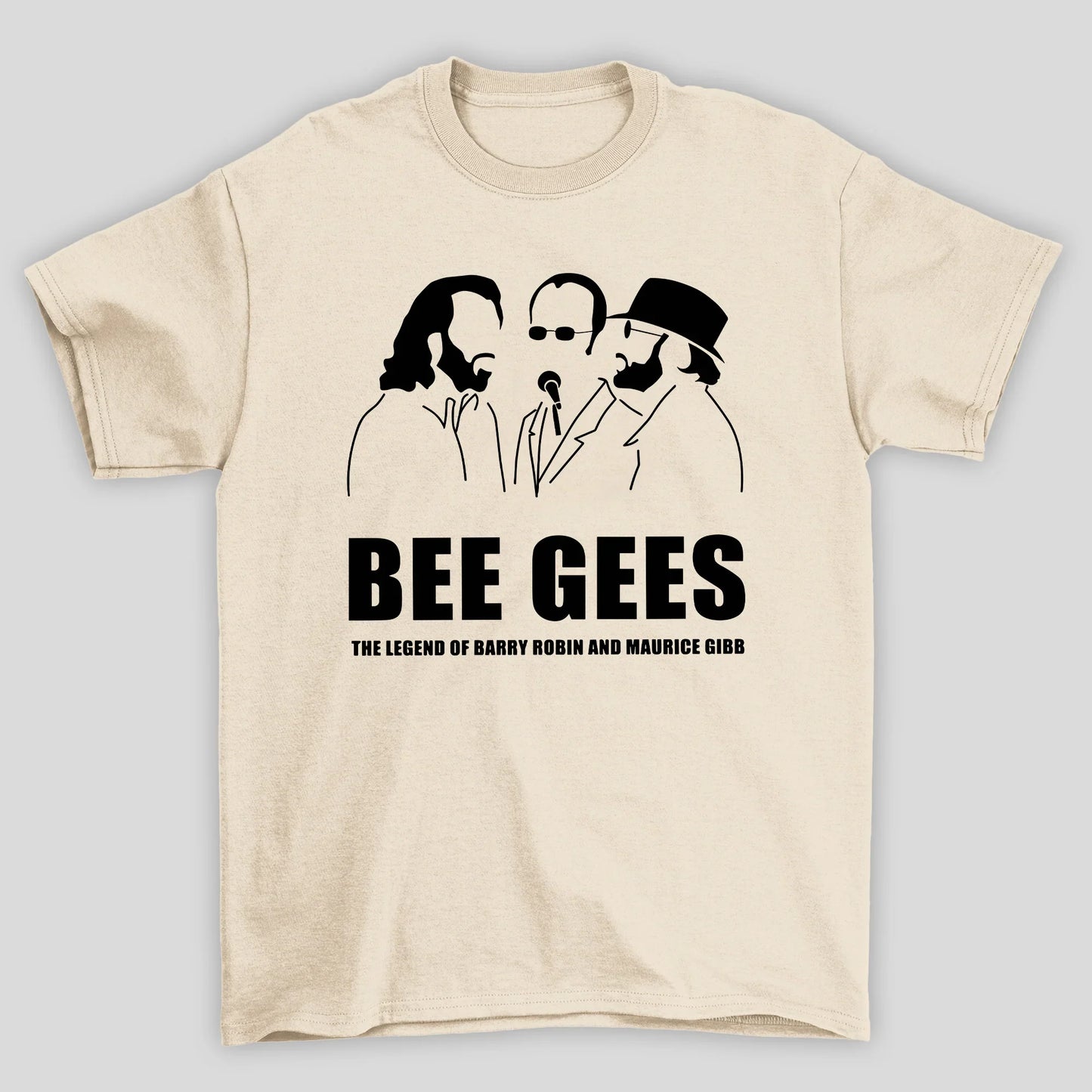 Camiseta Básica Bee Gees Silhueta