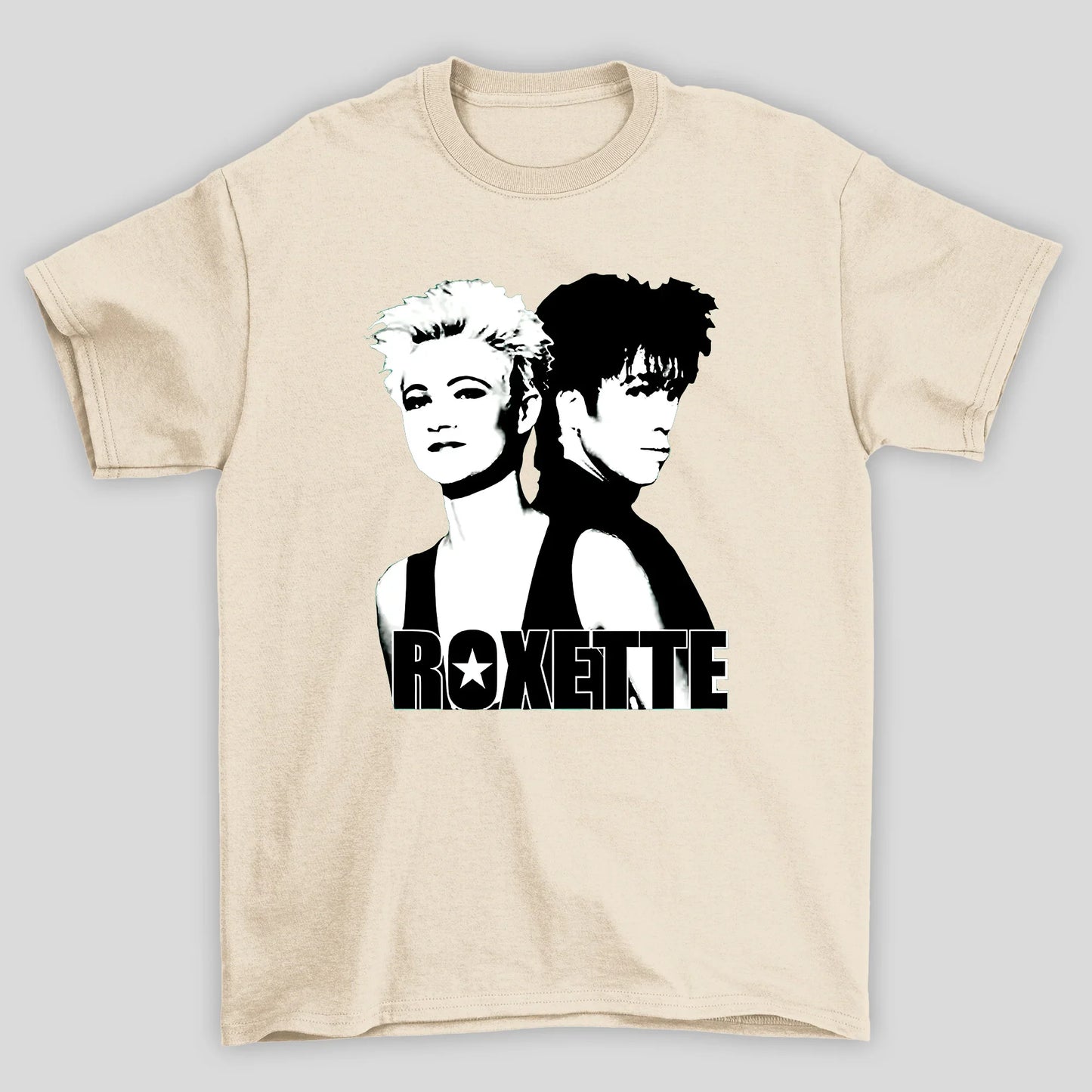 Camiseta Básica Roxette Photo P&B