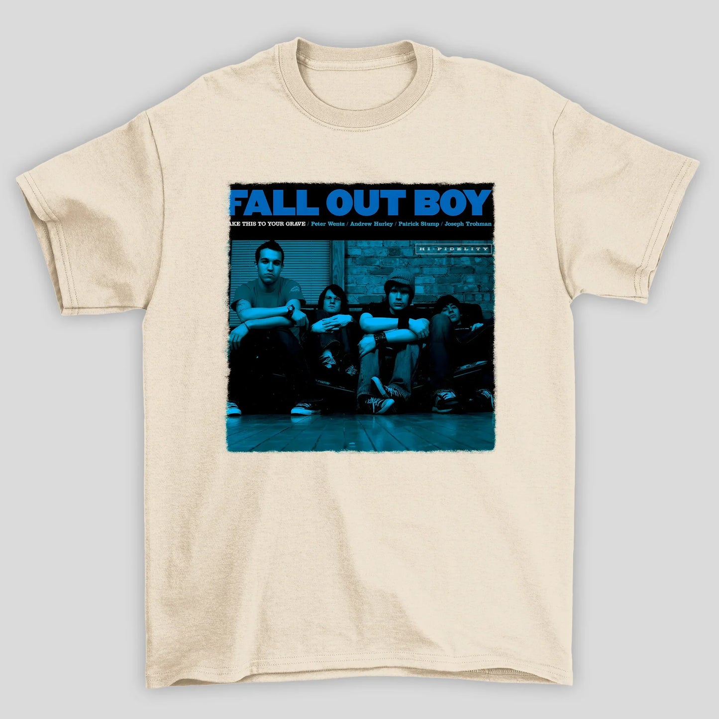 Camiseta Básica Album Azul Fall Out Boy