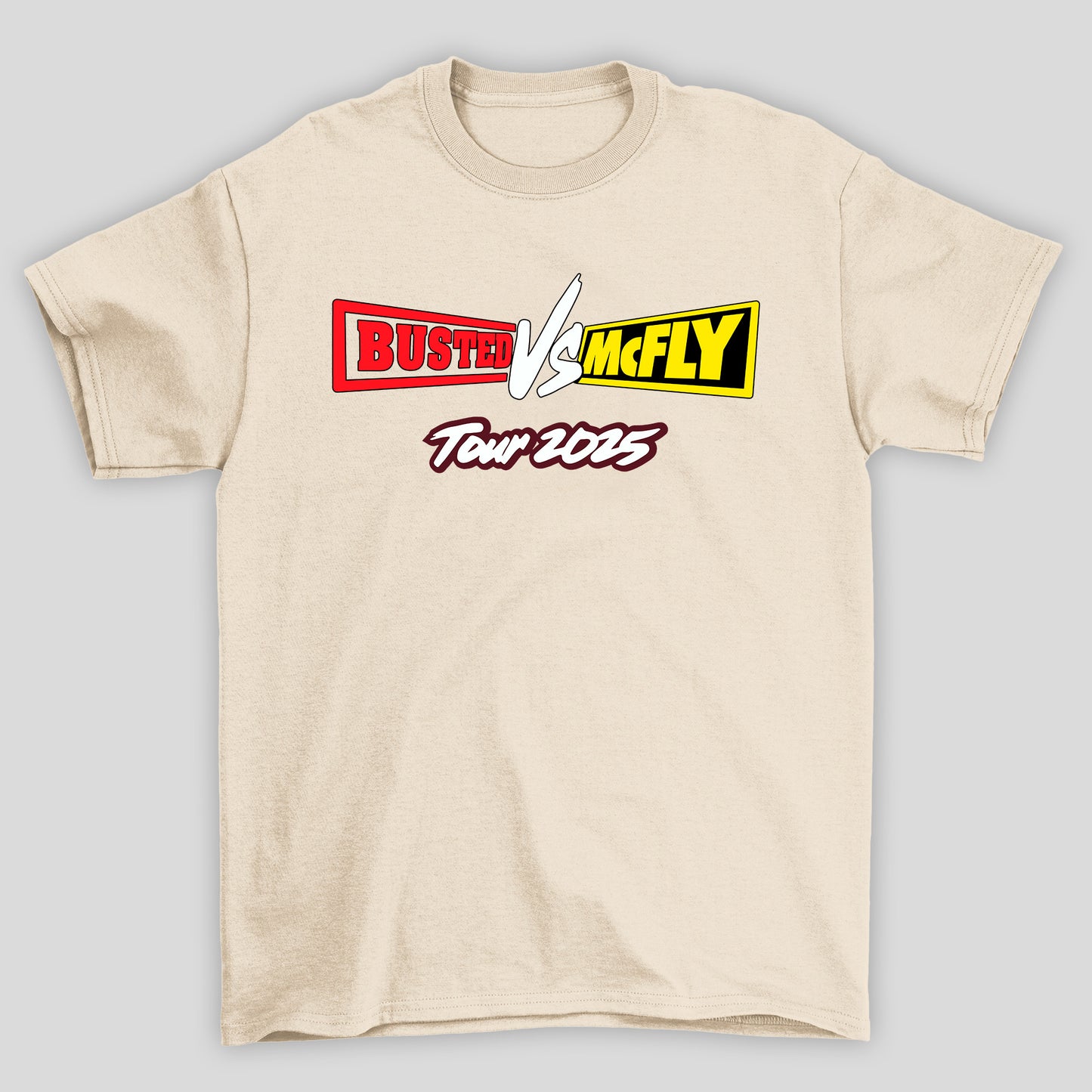 Camiseta Básica McFLY Busted VS McFLY Tour 2025