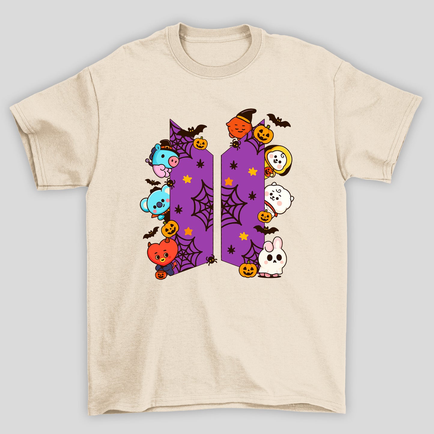 Camiseta Básica BTS Logo Halloween