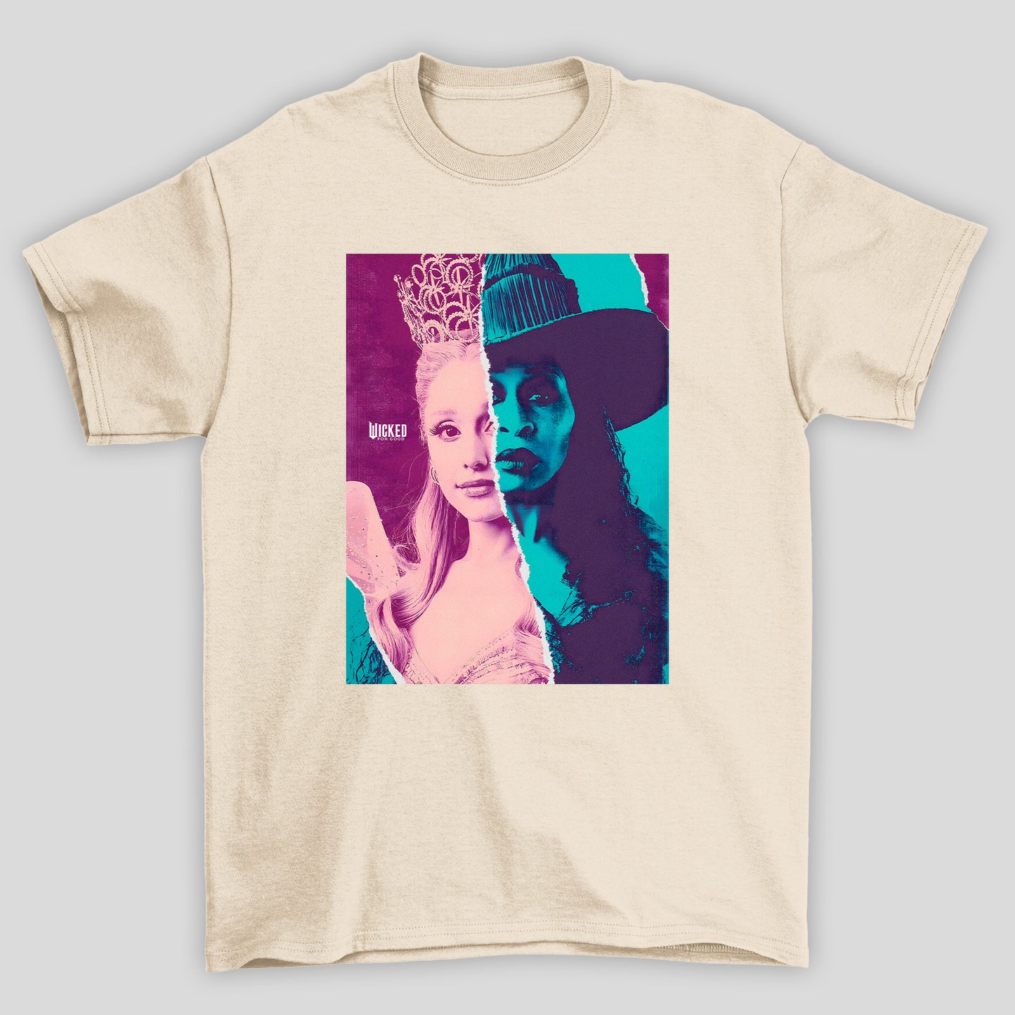 Camiseta Básica Wicked Bruxas Papel Rasgado