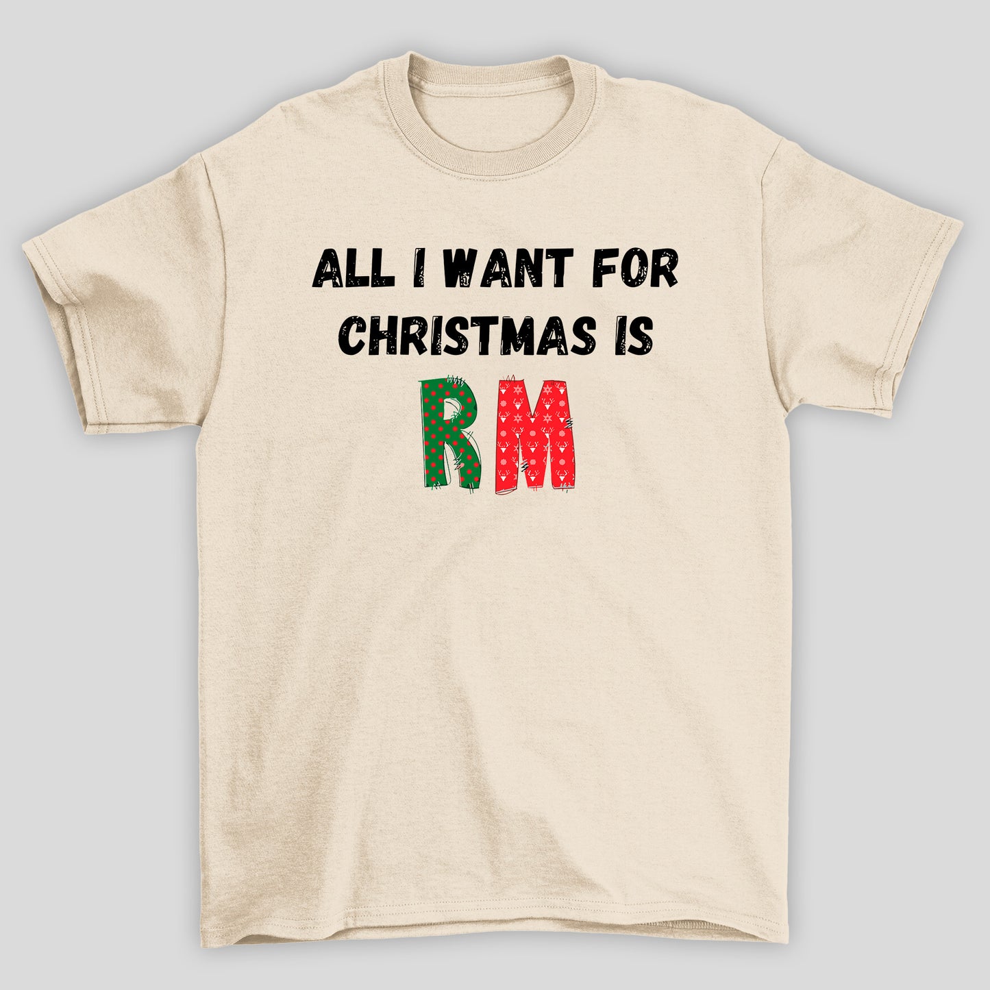 Camiseta Básica Christmas BTS All I Want For Christmas Is RM