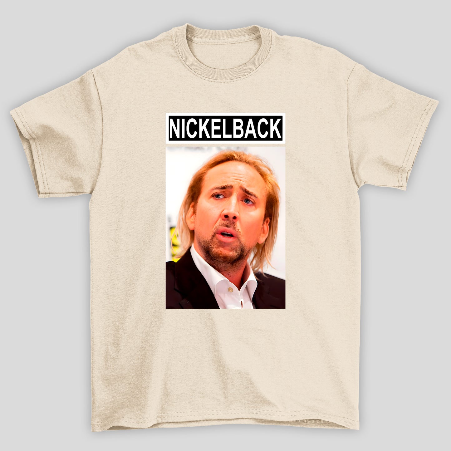 Camiseta Básica Nickelback Meme