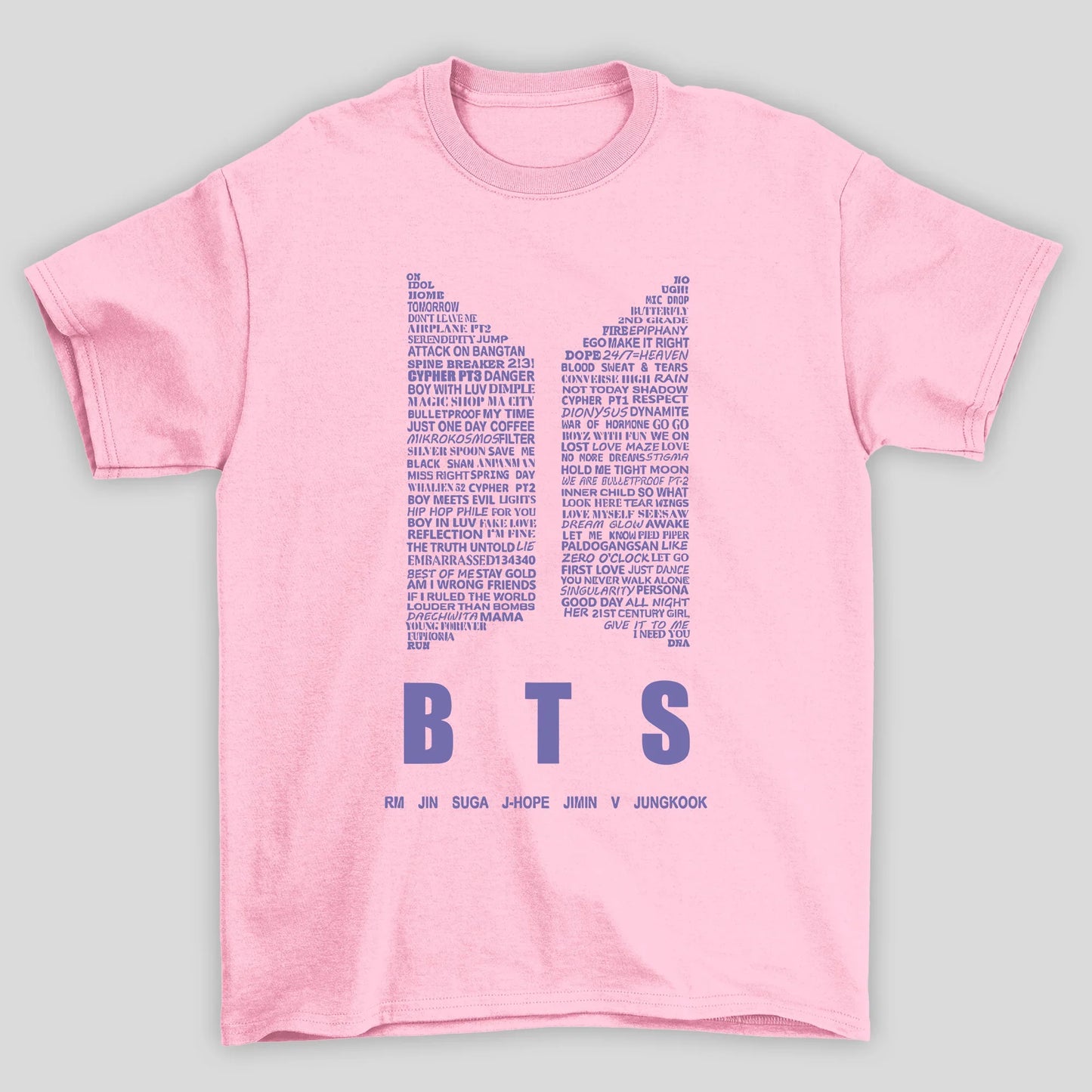 Camiseta Básica BTS Logo Purple