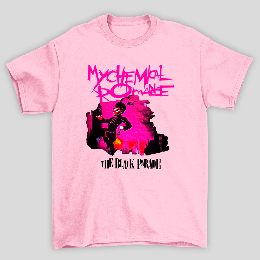 Camiseta Básica My Chemical Romance Black Parade Pink