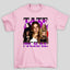 Camiseta Básica Tate McRae Digital- rosa bebe
