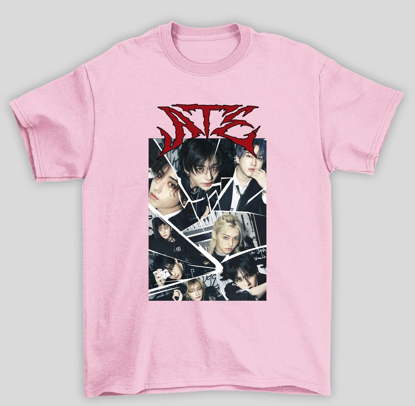 Camiseta Básica Stray Kids Ate Collage
