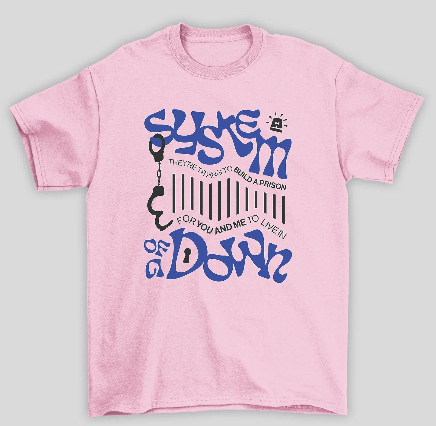 Camiseta Básica System Of A Down Build A Prison