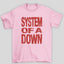 Camiseta Básica System Of A Down Red