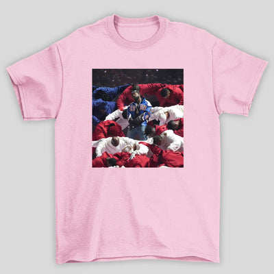 Camiseta Básica Kendrick Lamar Superbowl Flag