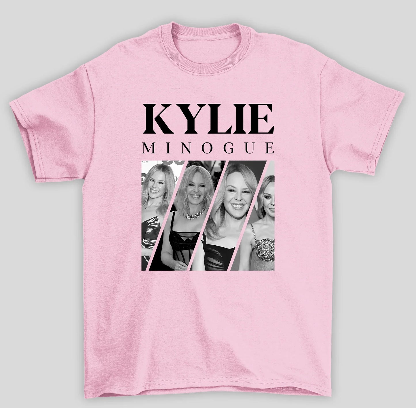 Camiseta Básica Kylie Minogue B&W