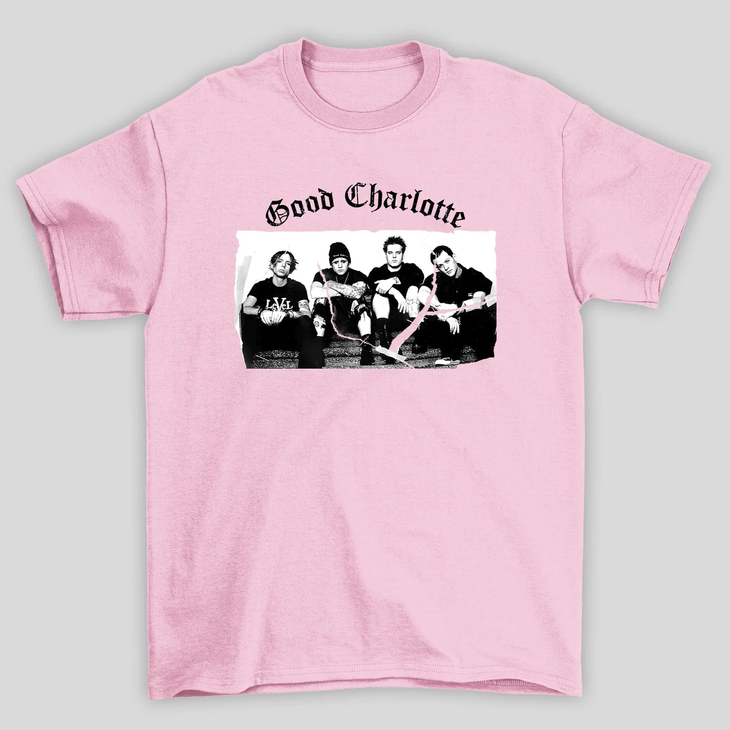 Camiseta Básica Good Charlotte Torn Photo