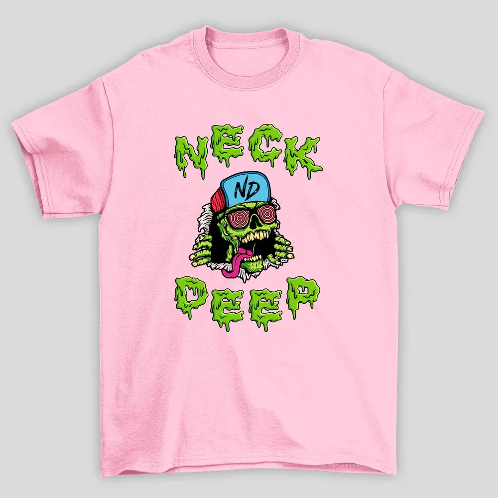 Camiseta Básica Neck Deep Zombie