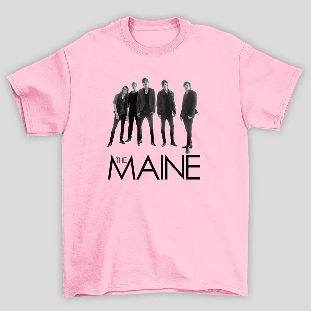 Camiseta Básica The Maine Band B&W