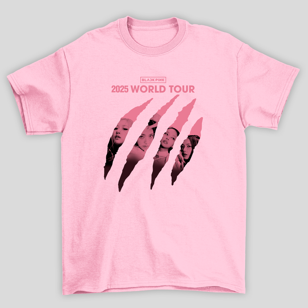 Camiseta Básica Blackpink 2025 World Tour