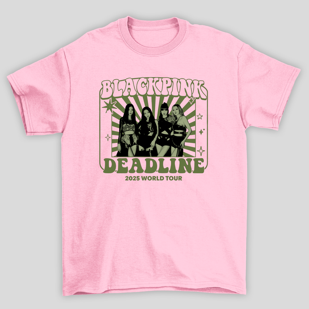 Camiseta Básica Blackpink Deadline Poster