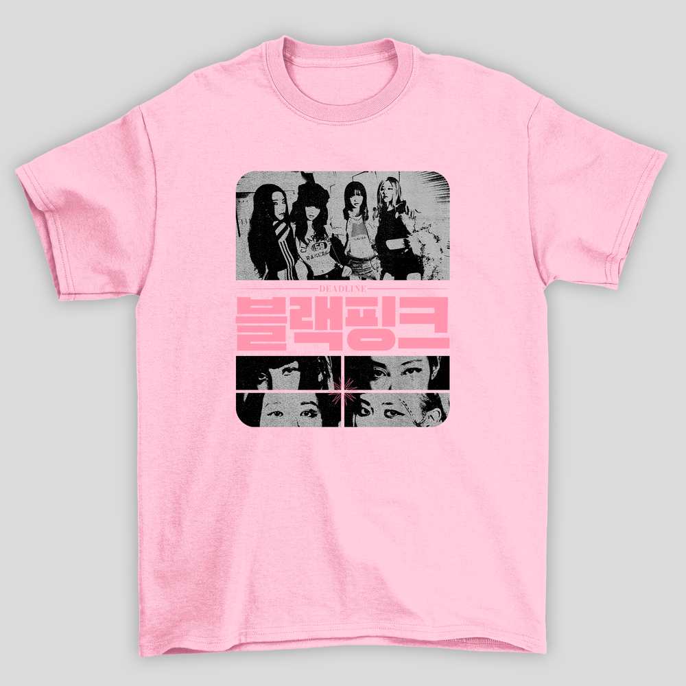 Camiseta Básica Blackpink Deadline Korean