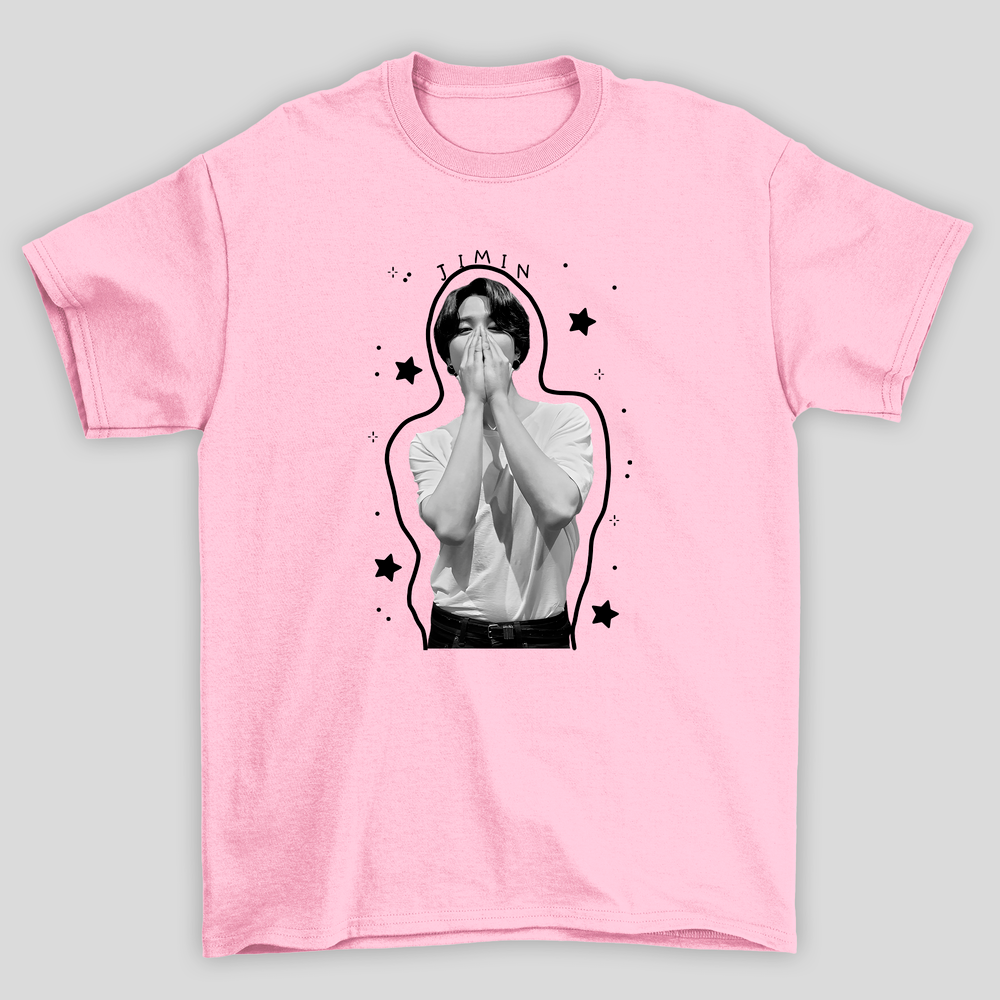 Camiseta Básica Jimin BTS Stars