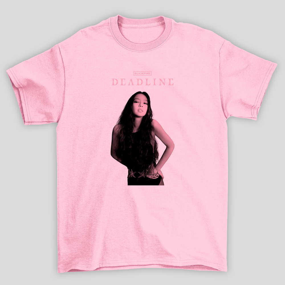 Camiseta Básica Blackpink Deadline Jennie