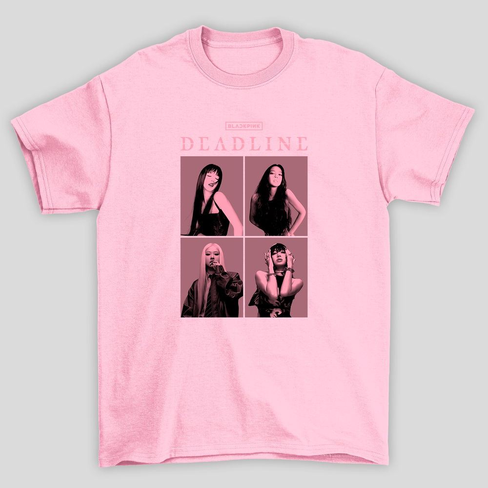 Camiseta Básica BLACKPINK Quadrinho