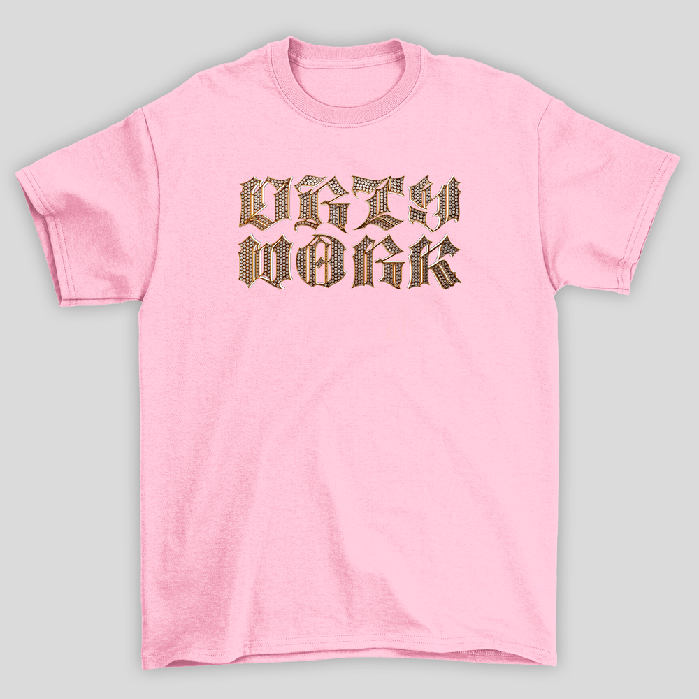 Camiseta Básica Aespa Dirty Work Logo