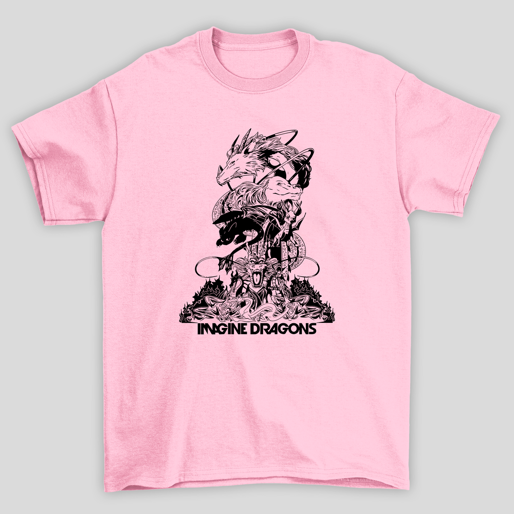 Camiseta Básica Imagine Dragons Dragons