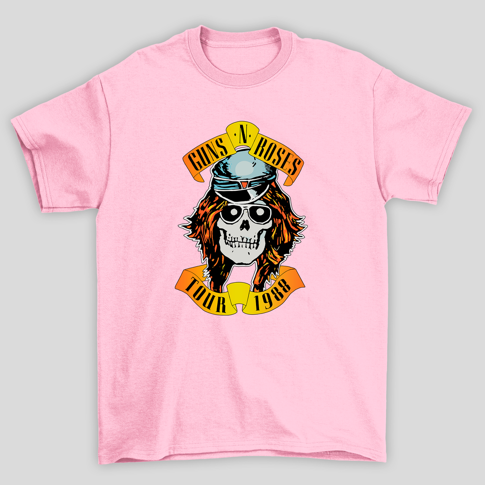 Camiseta Básica Guns N' Roses Tour 1988