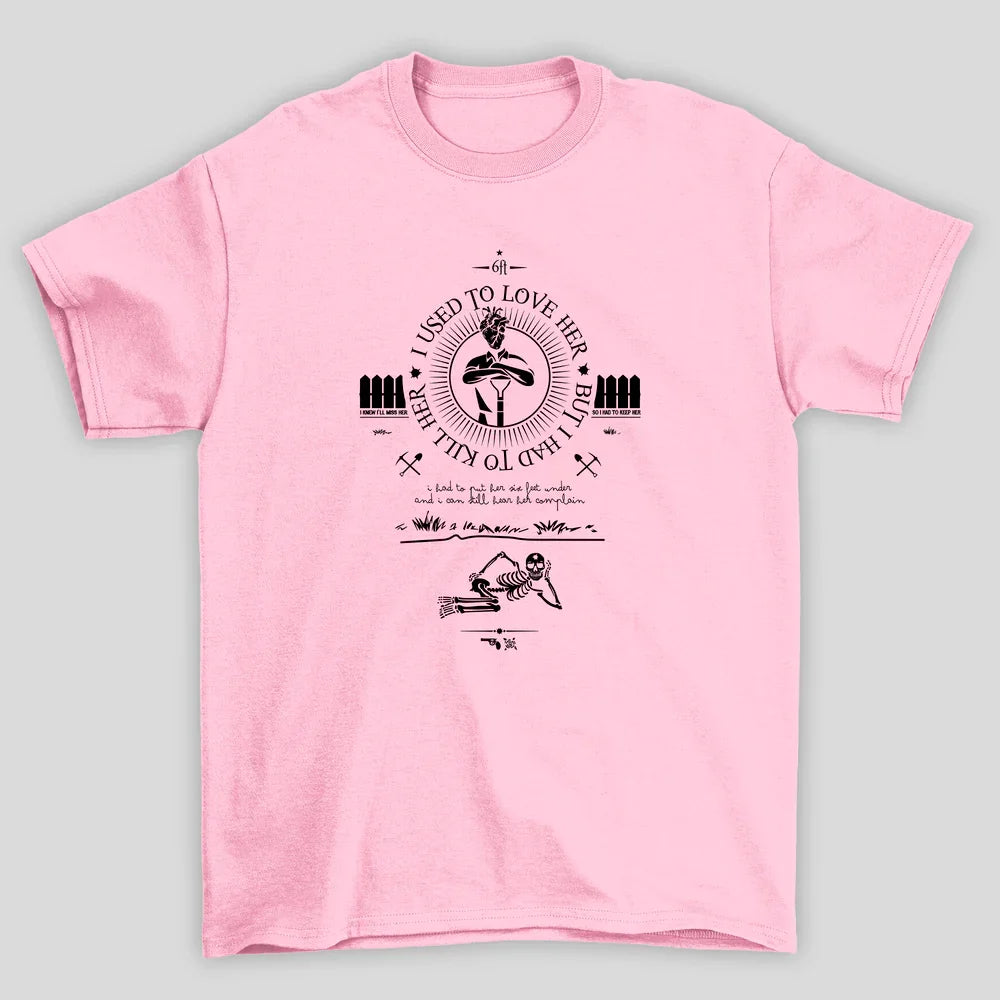 Camiseta Básica Guns N' Roses I Used To Love Her