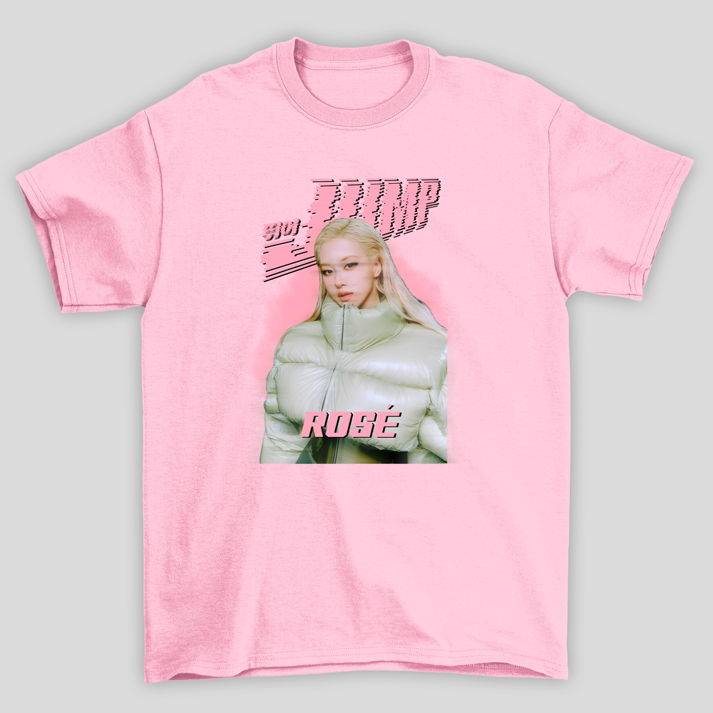 Camiseta Básica Blackpink Jump Rosé