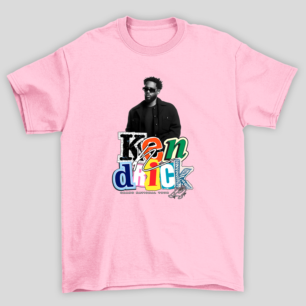 Camiseta Básica Kendrick Lamar Grand National Tour